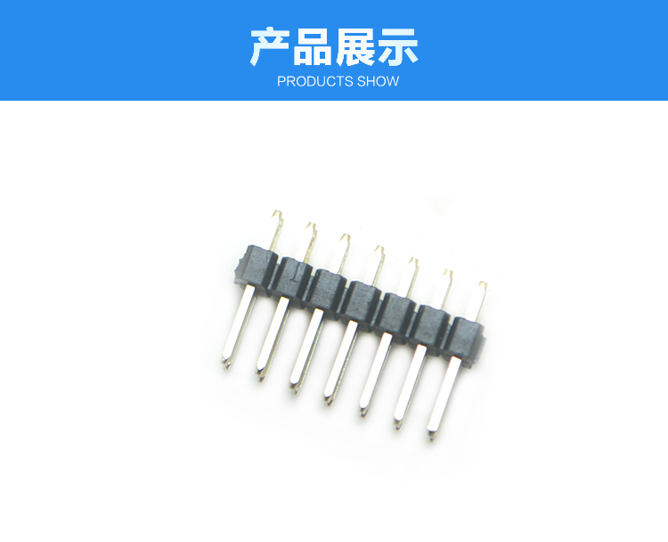 2.54間距 雙排 直插 排針 L=11.6mm連接器展示 2.54間距 雙排 直插 排針 L=11.6mm連接器展示