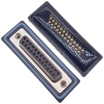 D-SUB-25P母頭180度插板式防水車針4.0mm(Z)卯釘 卯後殼 D-SUB-25P母頭180度插板式防水車針4.0mm(Z)卯釘 卯後殼