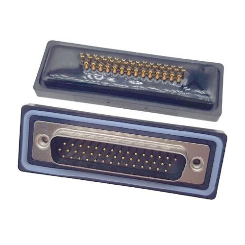 D-SUB-44P公頭焊線式高密度防水車針連接器 D-SUB-44P公頭焊線式高密度防水車針連接器