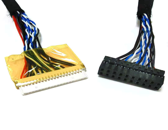 2.0杜邦2x10P連接DF19-20PIN多芯線信號線 2.0杜邦2x10P連接DF19-20PIN多芯線信號線