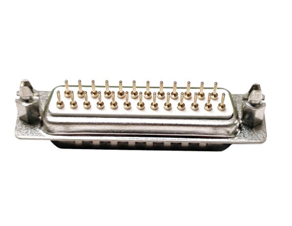 DMS 25P 公頭 車針 前鎖螺母 后鉚魚叉 白膠連接器