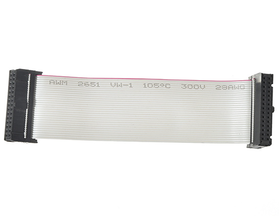 FC灰排線2.54mm 6-50P雙頭壓線頭LED連接器 FC灰排線2.54mm 6-50P雙頭壓線頭LED連接器