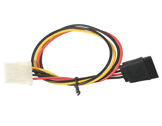 串口硬盤電源線 臺式機電腦硬盤 大4P轉15P